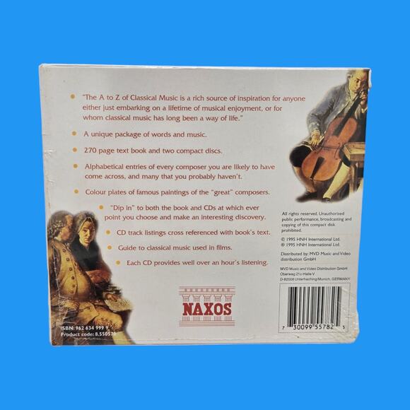 NEW 1995 The A to Z of Classical Music Great Composers 2CDs +270 Pg Booklet READ - Picture 6 of 9